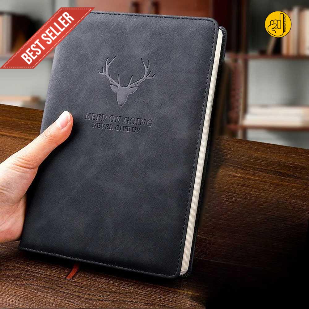 

baldan Toddi Buku Jurnal Leather Notebook Diary 68GSM 200 Halaman Grid - CW-5026 good quality