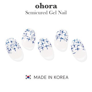 Ohora Tweedy - Semicured Gel Nail Art