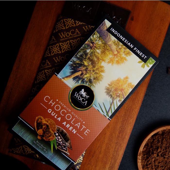 

terbaru !!! woca premium chocolate 3 x 90g bars - cokelat batang rasa gula aren ready