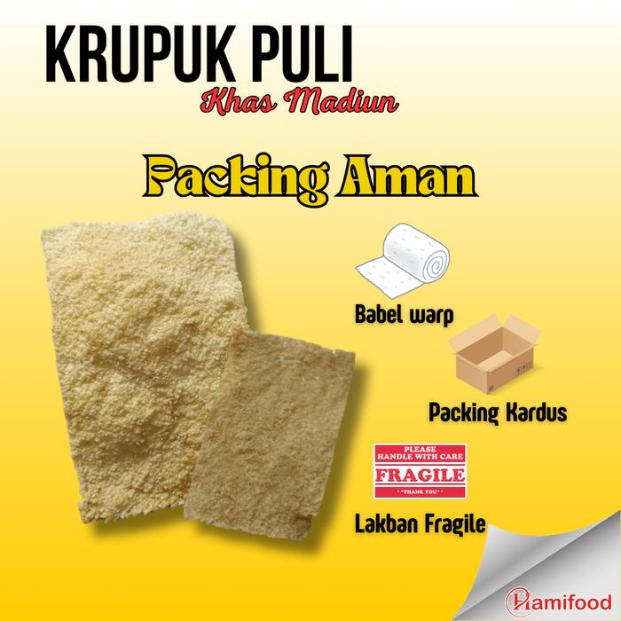 

terbaru !!! hamifood - [ 2.5 kg ] krupuk puli mentah paket grosir cemilan goreng snack kerupuk ready