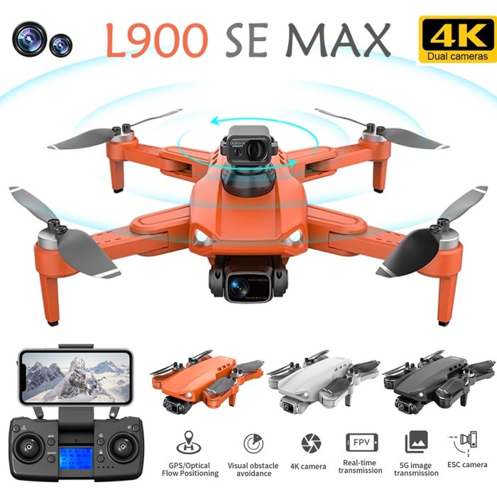 L900 PRO SE MAX GPS WIFI FLY Drone 4K Professional Quadcopter
