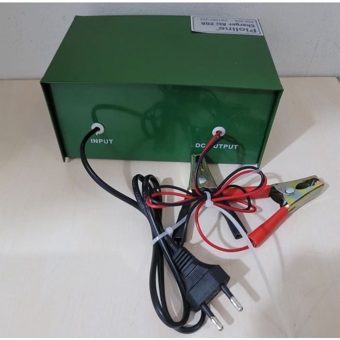 Paling Murah Pioline Charger Aki Trafo 20A Pca-20A Cas Accu Mobil Motor 6V 12V