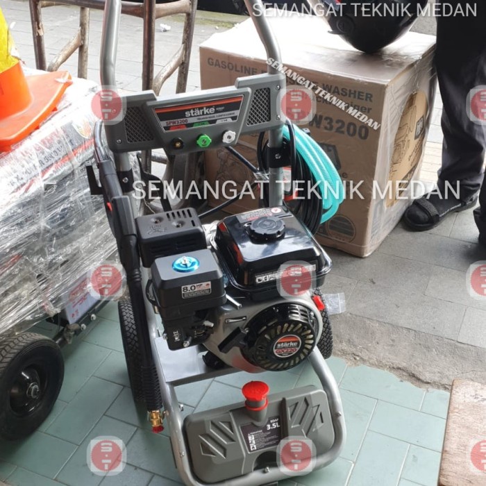 TERMURAH - SPW3200 MESIN STEAM CUCI MOBIL MOTOR JET CLEANER ENGINE BENSIN STARKE