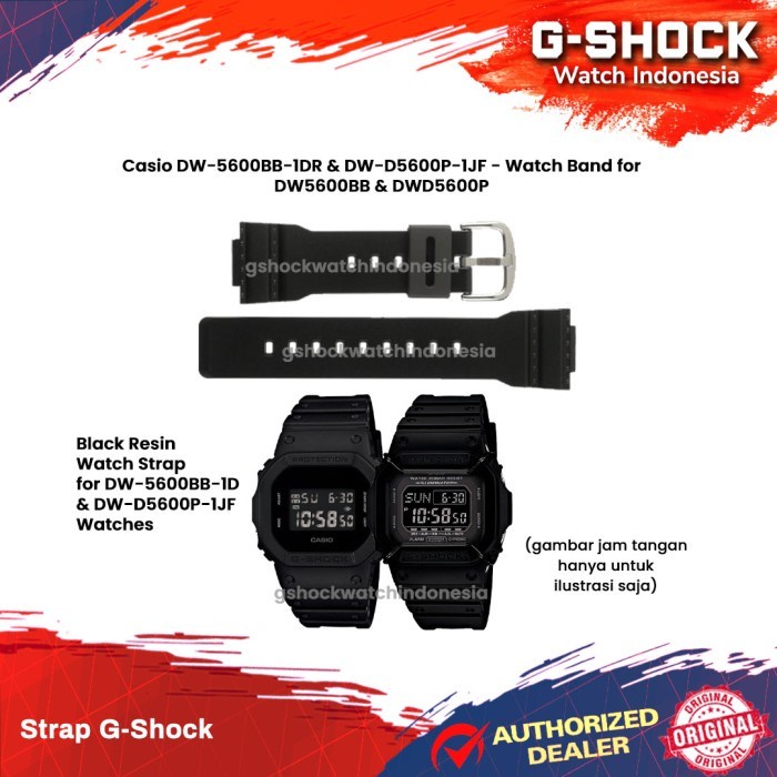 PREMIUM Tali Strap G-Shock DW-5600BB-1 DW-5600P DW-5600 DW5600 Original