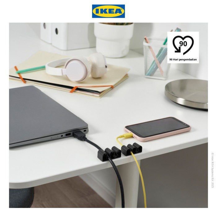 

IKEA KALKSTUFF Dudukan Kabel / Organizer Set Isi 3pcs