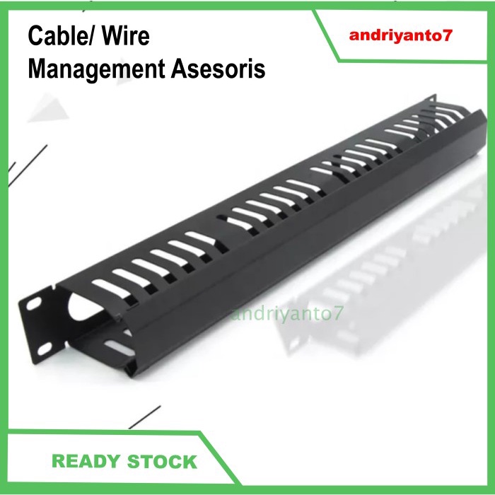 

Cable/ Wire Management Asesoris Jalur Kabel Rak Server