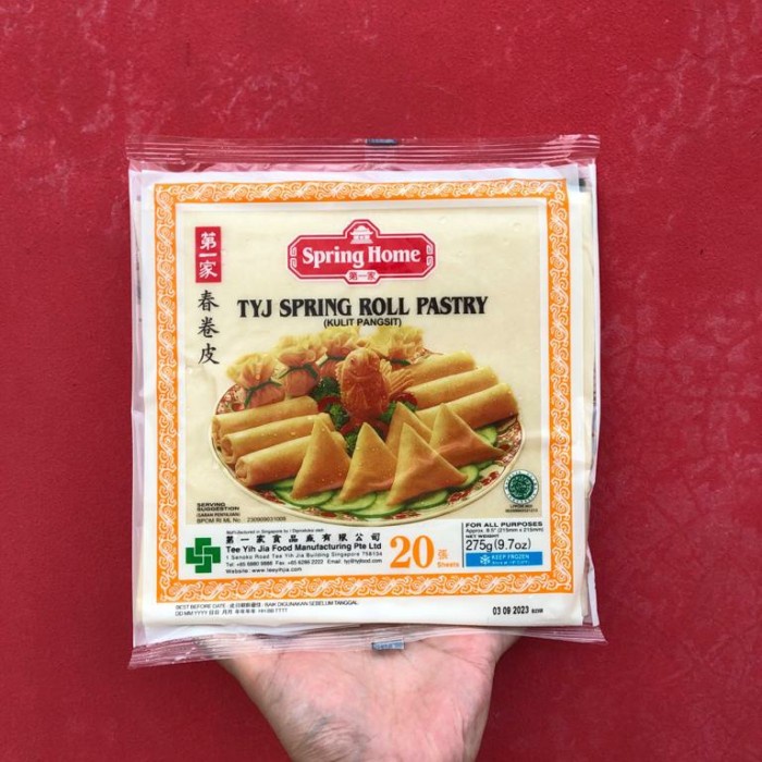 

NeW Spring Roll Pastry TYJ 8,5 inch