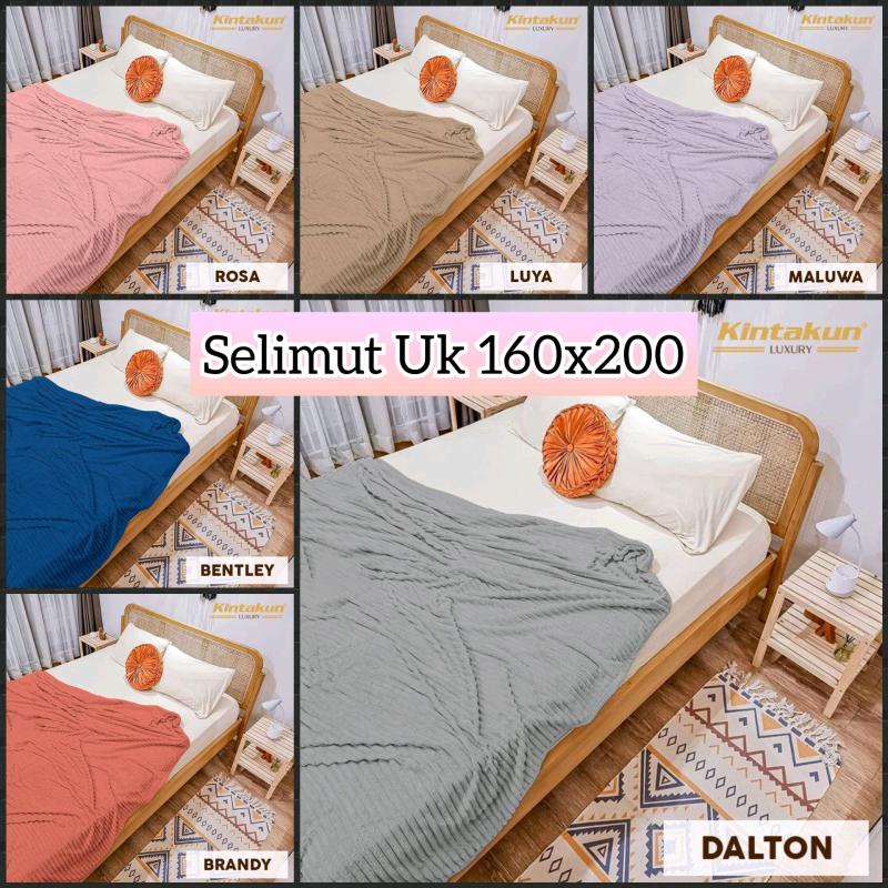 Selimut Polos Kintakun Luxury 160x200 *