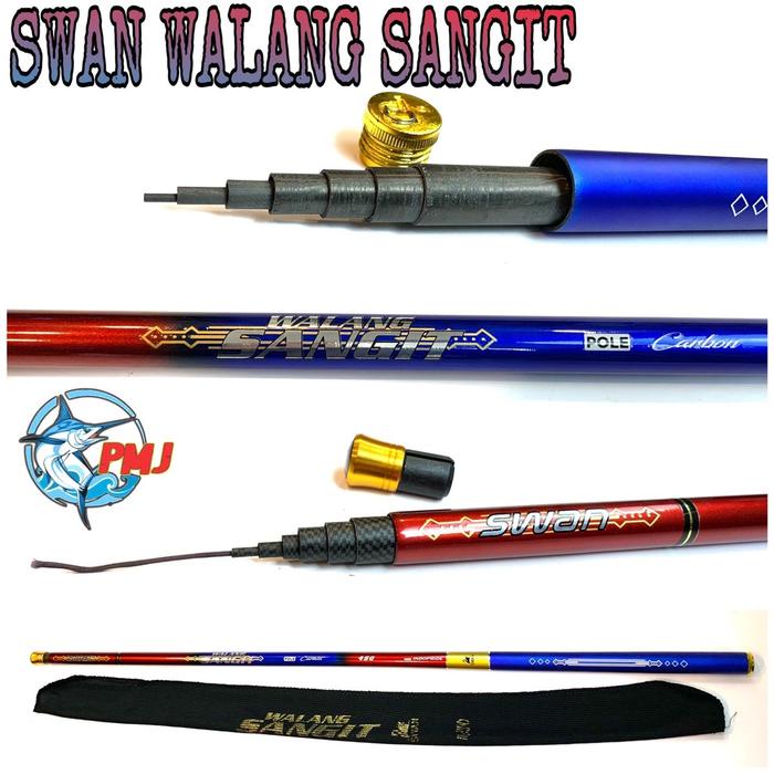 terbaru  joran tegek swan walang sangit 450cm ready