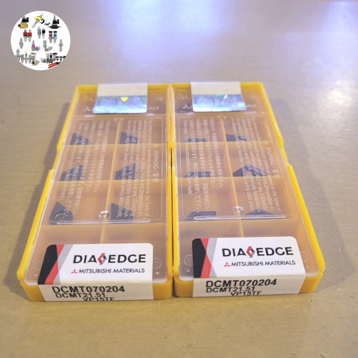 Stok Terbatas! Dcmt 070204 Vp15Tf Insert Bubut Dcmt 07 Mata Bubut Dcmt 070204 Insert Dcmt 070204