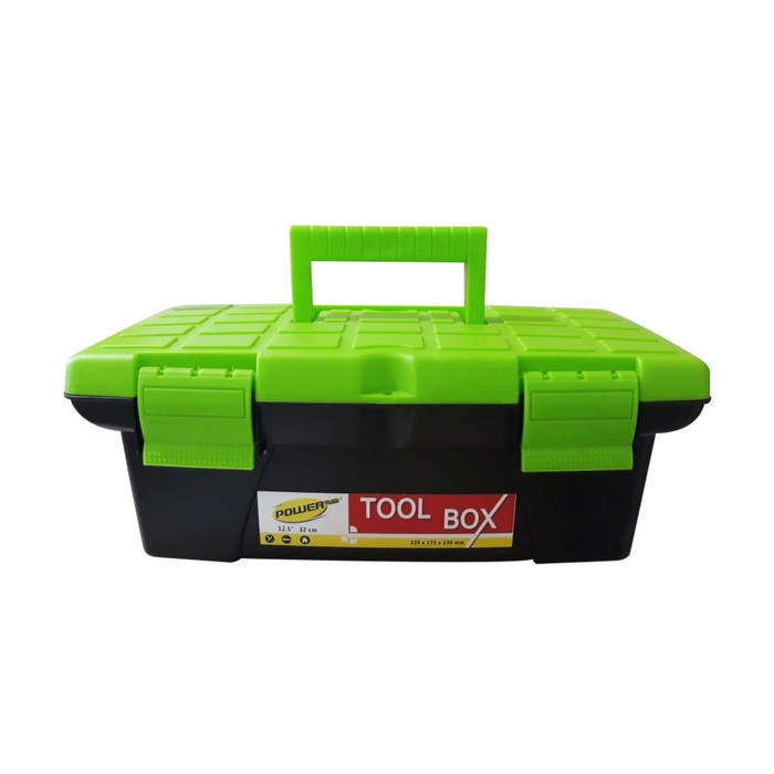 Toolbox Powerplus Besar/Tool Box/Kotak Perkakas Plastik Besi