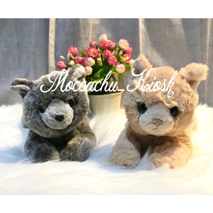 Promo Terbatas Sunlemon Hiza Neko Russian Blue&Exotic Shorthair Cream/Boneka Kucing Aman