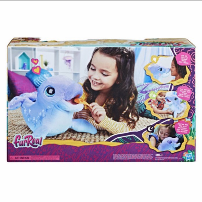 Promo Terbatas Furreal Dazzlin Dimples My Playful Dolphin Interactive Doll Original Aman