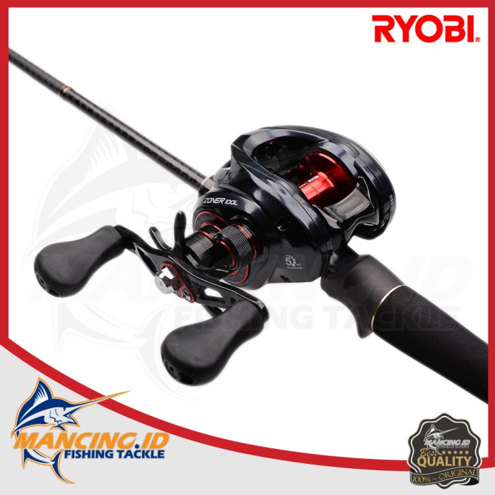 Reel Ryobi Zoner 100L/R Kerekan BC Pancingan Casting Baitcasting