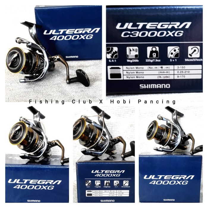 Reel Shimano Ultegra FC 2500 HG C 3000 HG XG C 5000 XG Power Handle