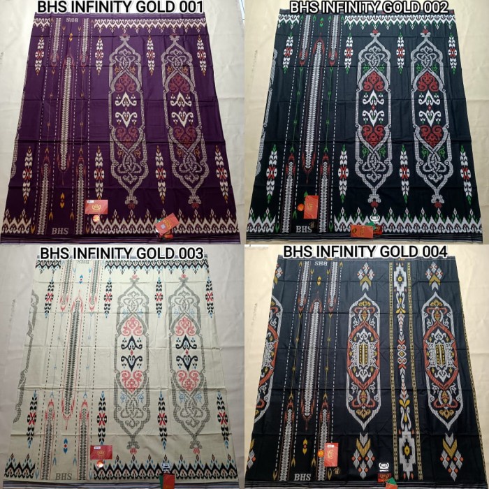 Sarung BHS Infinity Gold - Sarung Batik BHS Original