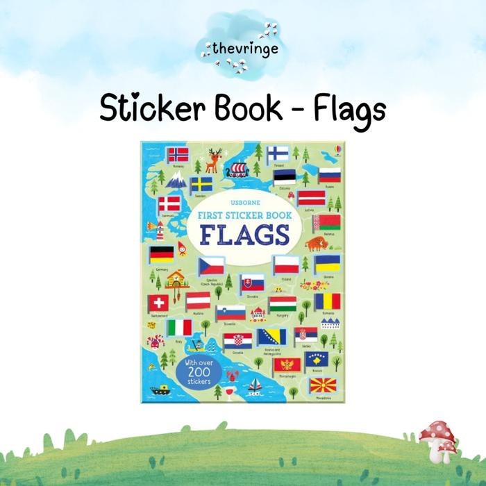 

Flags Sticker Activity Book Children Book Buku Bendera Negara Dengan Stiker