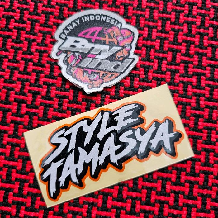 

Sticker Stiker Style Tamasya Cutting