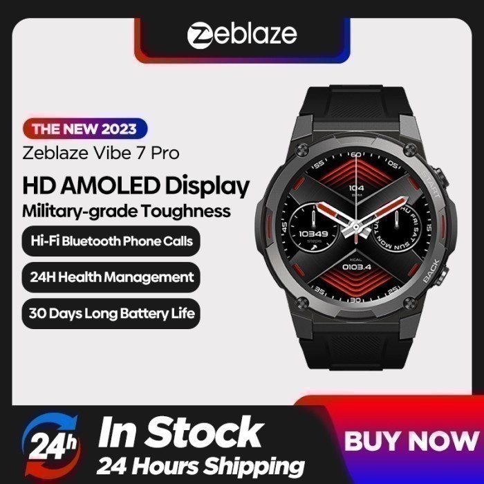 ZEBLAZE VIBE 7 Pro Smart Watch AMOLED Hi-Fi Bluetooth Call