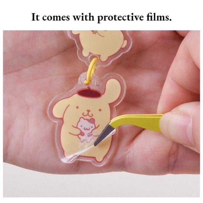 Gantungan Kunci Sanrio Panjang Rantai Lucu Akrilik Keychain