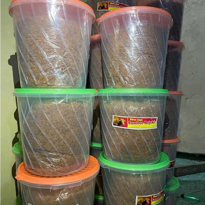 

BARANG TERLARIS Abon Sapi Sumber Rejeki Asli Boyolali 1 KG - Rempah Pilihan Makanan Food Snacks Bayi