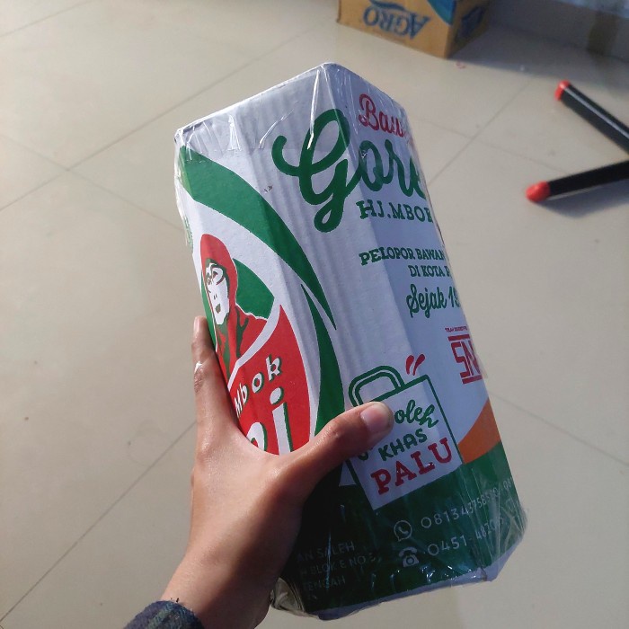 

BARANG TERLARIS Bawang Goreng Khas Palu Hj Mbok Sri 500 gr kemasan Toples