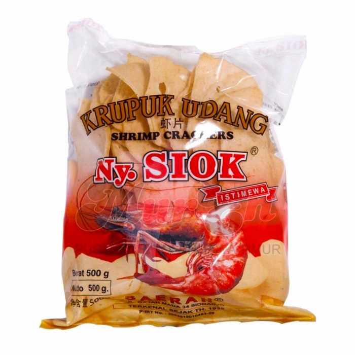 

BARANG TERLARIS Krupuk Udang Ny Siok Stik 500gr