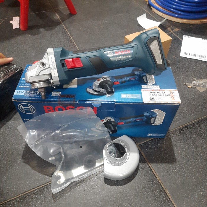 Mesi Gerinda / Gurinda Cordless Brushless 4" 18V BOSCH GWS 180 LI