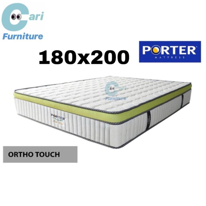 Spring Bed Kasur Porter Orthopedic Latex Orthotou 180X200 (Full Set)