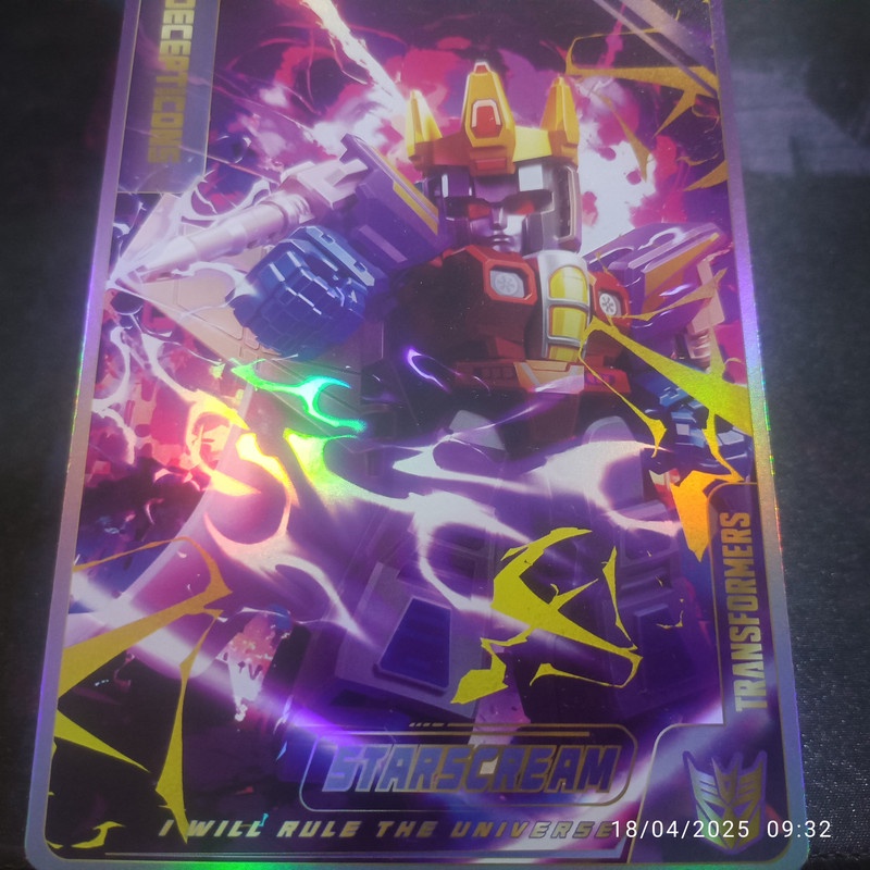 Blokees Defender Version 02 Starscream Card