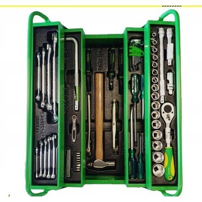Tekiro Tool Box Set 66 Pcs / Perkakas Kunci Mekanik/ Perkakas Tukang Isi 66 Pcs St-Tb1651 Terbatas
