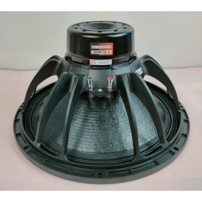 Ready speaker Komponen 18 SW 100 Subwofer Neo18 inci 18in B&C 18SW100