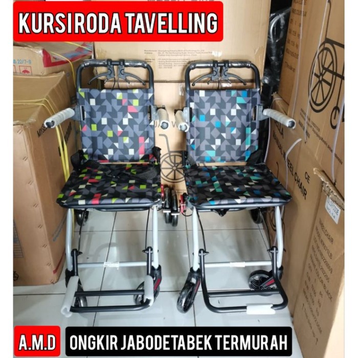 Ready Kursi Roda Travelling / Kursi Roda Umroh / Kursi Roda + Tas Kursi Roda