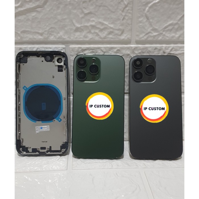 Housing iphone xr model 13PRO Free case Transparan