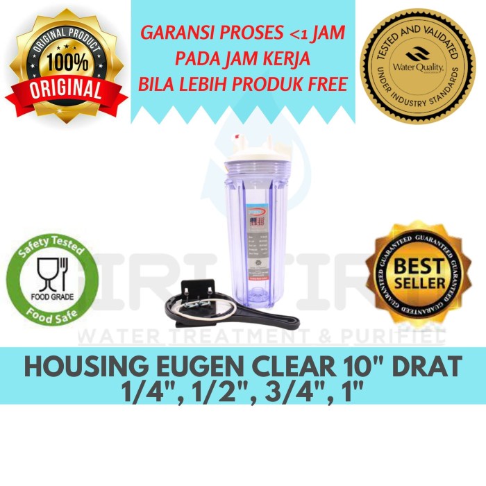 Housing Filter 10" Clear Eugen