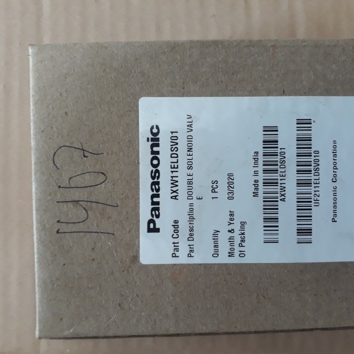 Selenoid Mesin cuci Panasonic Front Loading