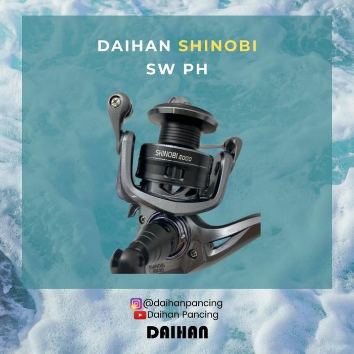 terbaru  reel daihan shinobi sw ph 1000-3000 murah ready