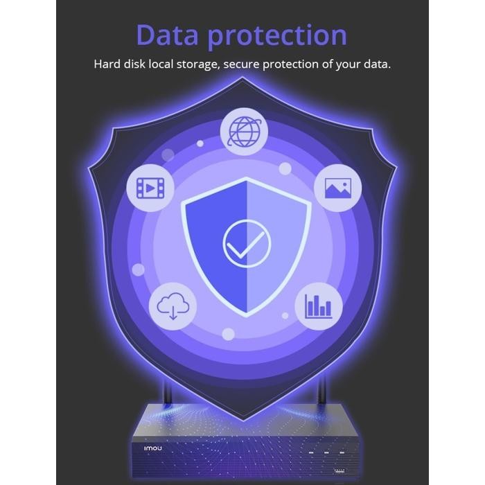 IMOU NVR1108HS-W-S2 8 ANNEL H.265 WiFi Wireless NVR 8 Dahua CCTV