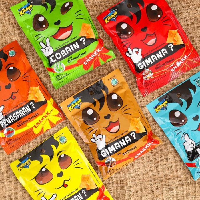 

PAKET KIKOYA 30PCS ANEKA RASA Rendah lemak Rendah gula makanan ringan cemilan Snacks Food Snack
