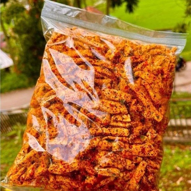 

Basreng pedas daun jeruk 1kg / Bumbu melimpah