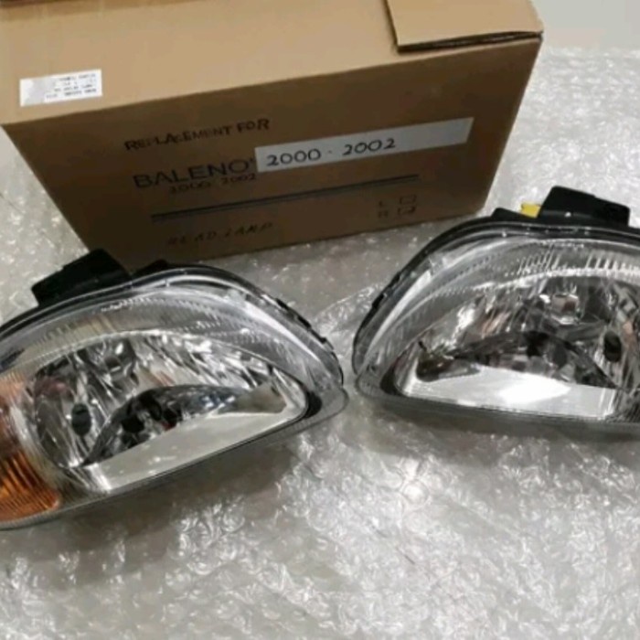 PROMO SUZUKI BALENO 2000 2001 2002 LAMPU BESAR DEPAN HEADLAMP SET