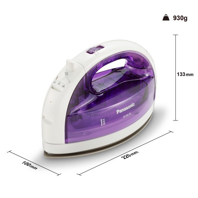 Panasonic Cordless Steam Iron / Setrika Uap Tanpa Kabel NI WL30 DiskonJual MurahHarga DiskonObral