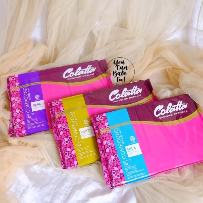 

Ready Stok" Colatta Chocolate Compound 1Kg