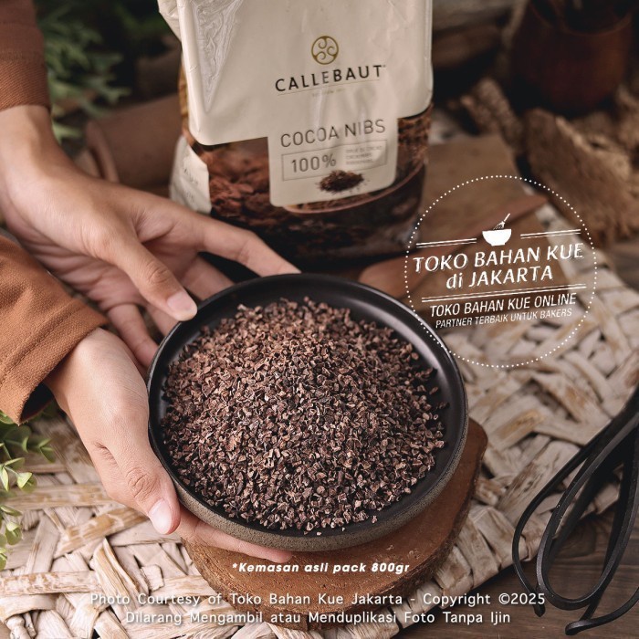 

Ready Stok" Callebaut Pure Cocoa Nibs 100Gr Biji Kakao Murni Coklat Nib Cokelat