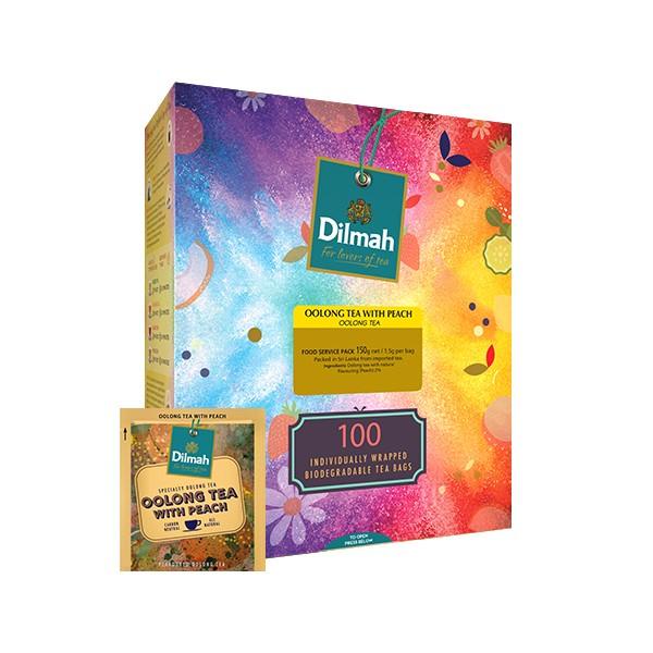 

Dilmah Yum Ceylon Oolong Tea with Peach 100s - Teh Celup