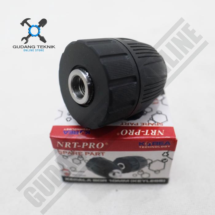 JTTOP KEPALA BOR 10MM NRT PRO CORDLESS KEYLESS NRT PRO - KEPALA BOR KEYLESS DRILL CHUCK NRT-PRO 10