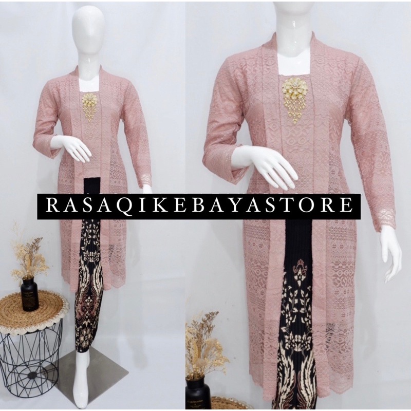 (BAYAR DITEMPAT) Kebaya Kutu Baru by rasaqi / Kebaya Tunik / Tunik Brokat / Kebaya Modern / Kebaya