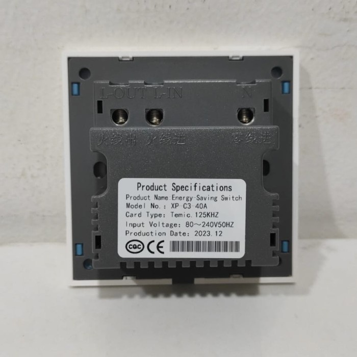 

Hotel Keycard RFID 13.56 Mhz Energy Saving Swit Smart Hotel 13.56mhz
