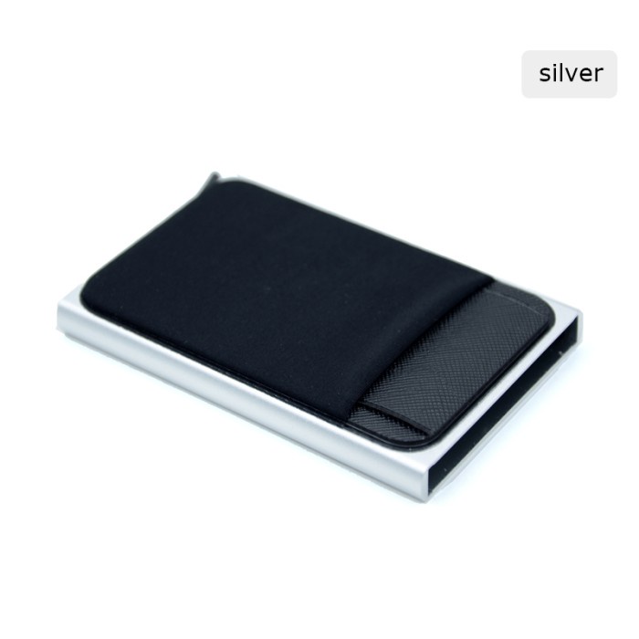 

Terlaris Dompet Kartu Anti RFID Automatic Pop up With Back Pou Card Preum