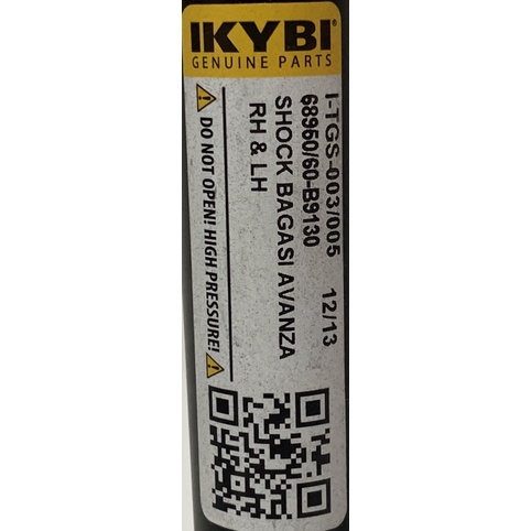 Shock Bagasi Belakang Avanza / Xenia (iKYBI)